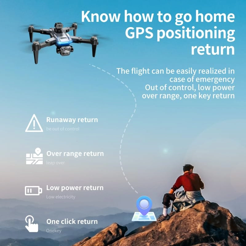 A14 Pro Max - Foldable Black Remote Control