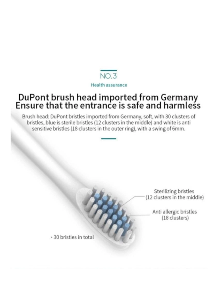 Electric Toothbrush - Ultrasonic 6 in 1