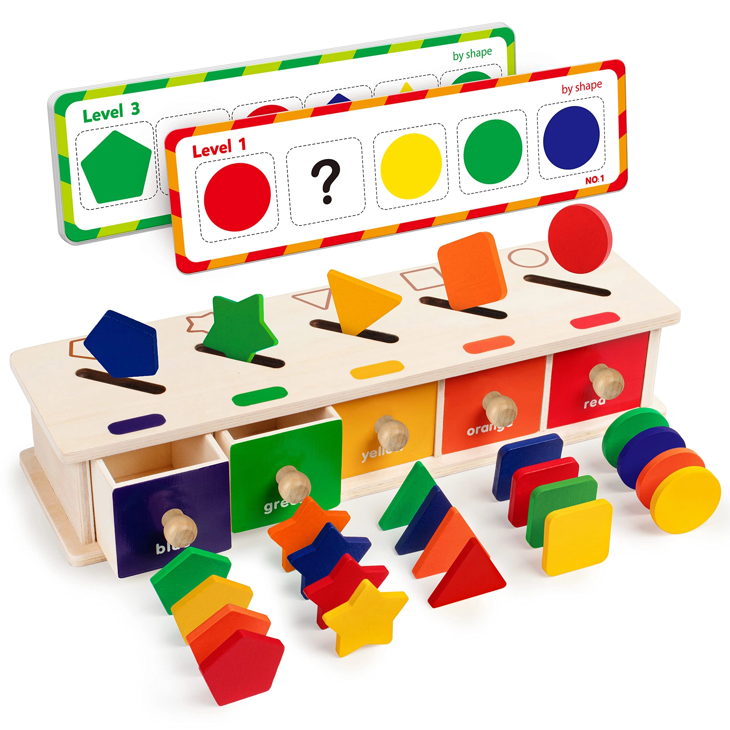 Coogam Color and Shape Sorting Box - 3 years and up 25 piece(s)
