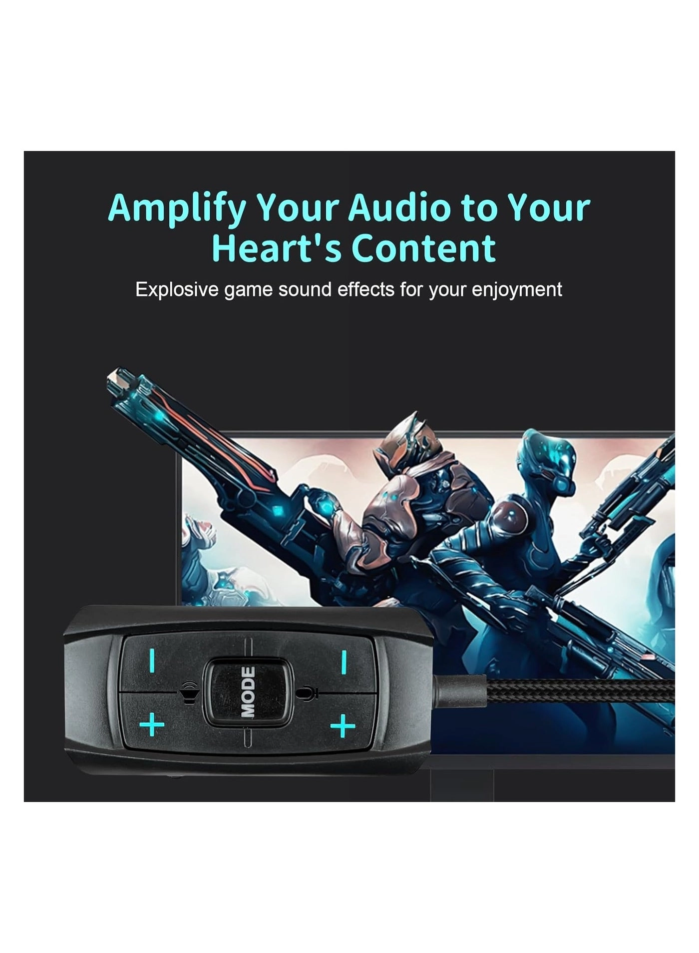 USB Sound Card - Virtual 7.1 Headset Adapter