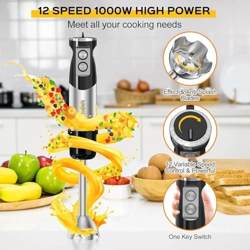 Hand Immersion Blender - 1000W