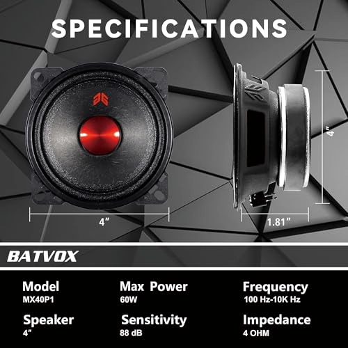 MX40P1 - 4 Inch Midrange