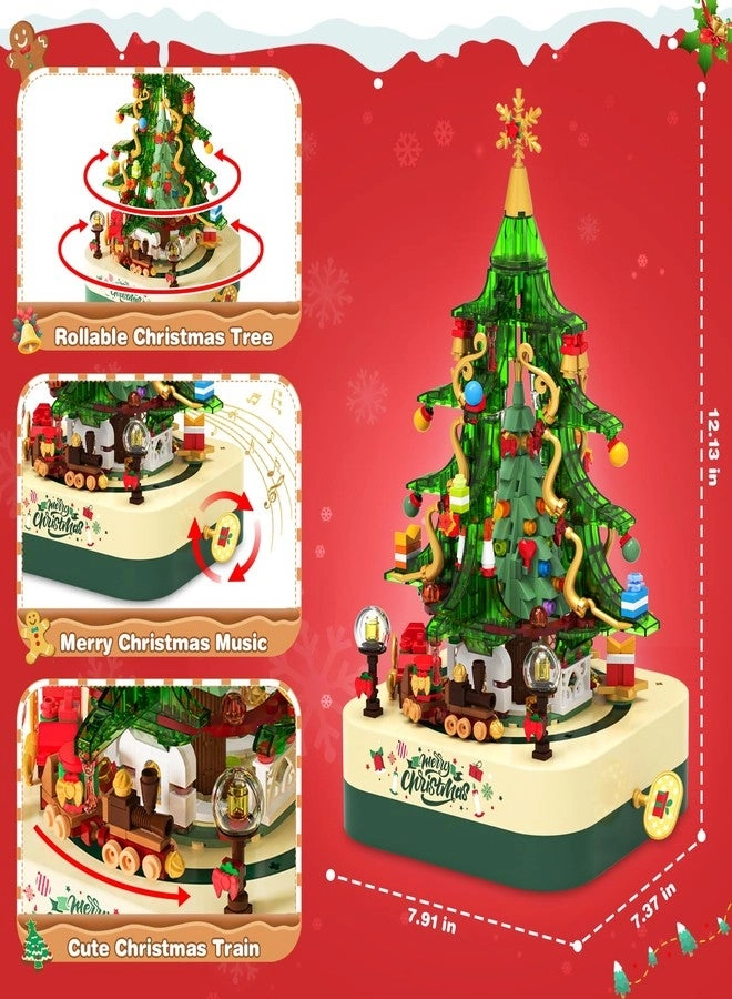 Christmas Tree Building Block Toy Set - 594 pcs
