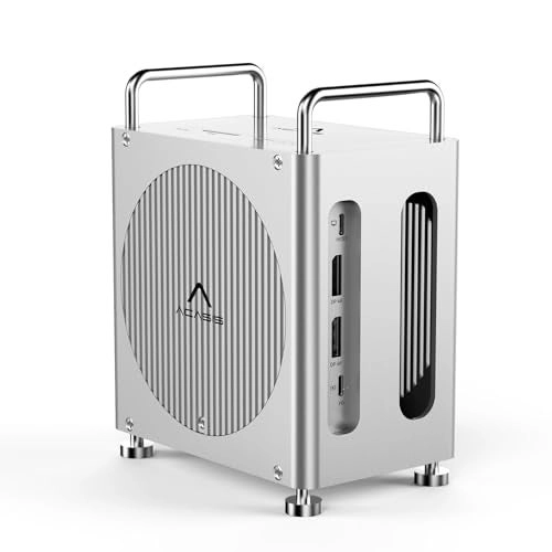 Acasis Mac mini M4 Dock & Stand - Dual-Bay NVMe SSD Enclosure 4K60Hz HDMI
