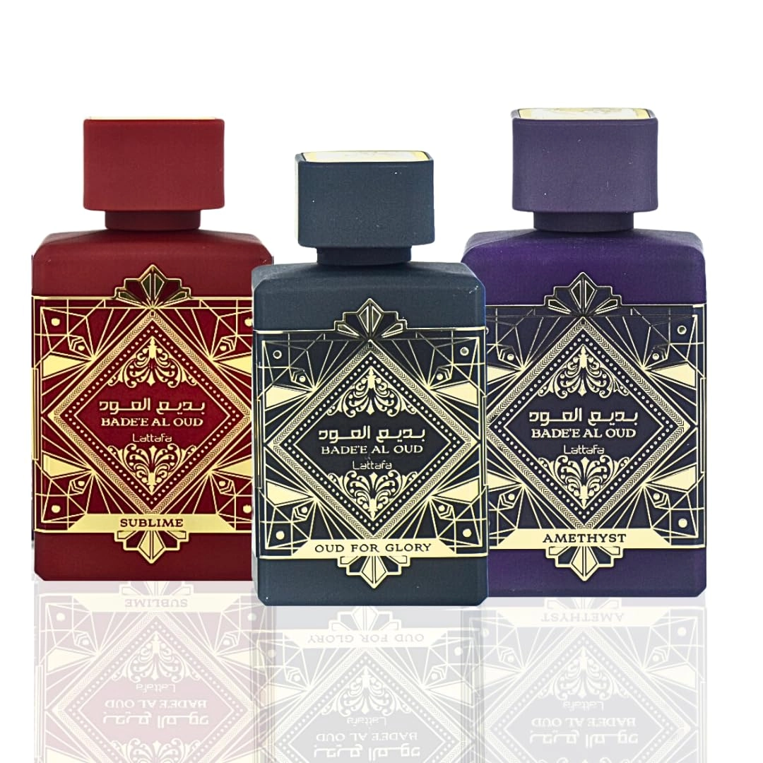 Lattafa Oud For Glory + Amethyst + Sublime - Eau de Parfum 3 Pieces