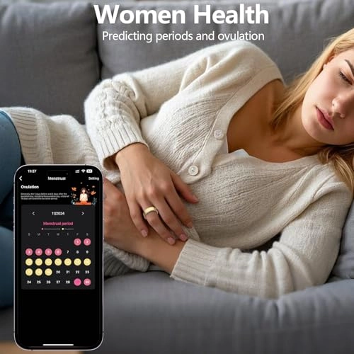 Smart Ring - Gesture Control Blood Oxygen & Heart Rate Monitor Waterproof