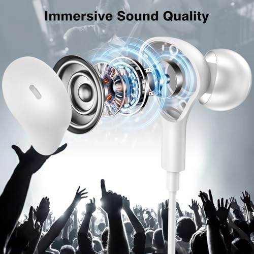 USB C Headphones Wired Earbud
