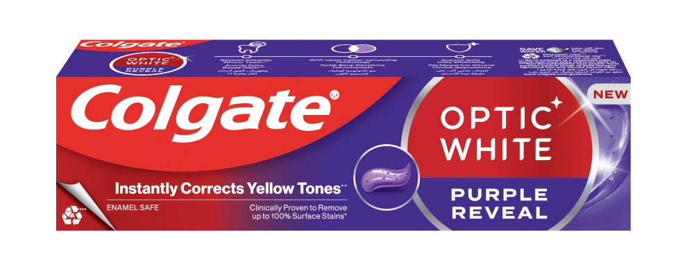 Colgate Optical White Purple Toothpaste 75ml