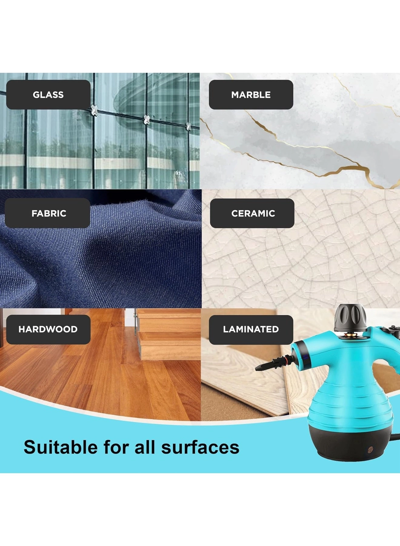Handheld Steam Cleaner - 3.0bar 350ml