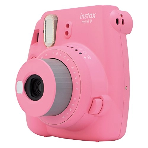 (Renewed) Instax Mini 9 - Flamingo Pink Built In Flash