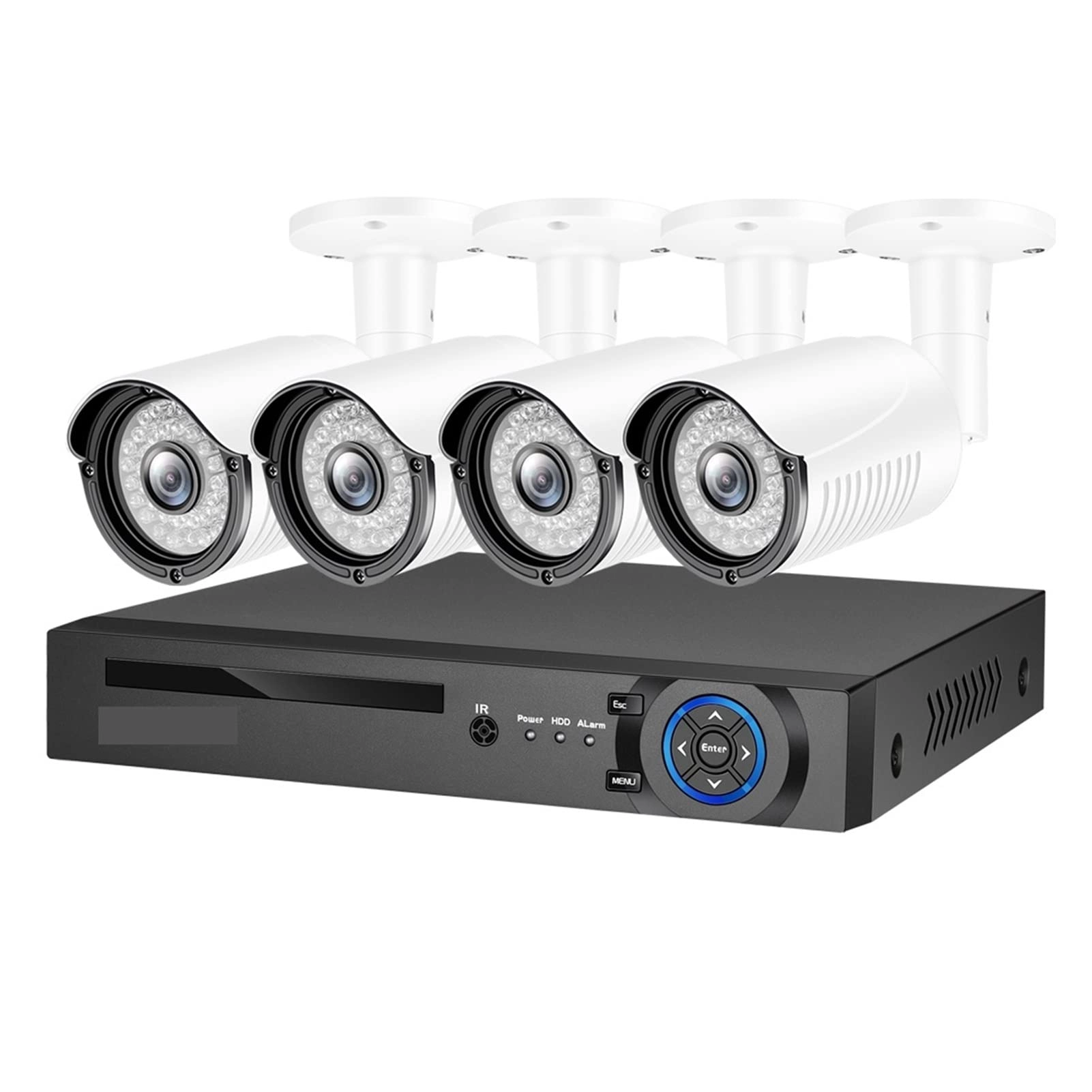 RKYRRKI 4K 8MP Camera - 4 Camera + 4CH NVR