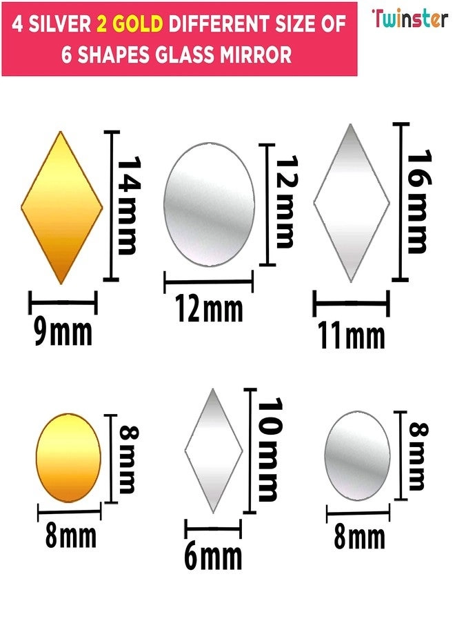 Mirrors for Craft Work - 1000 pieces