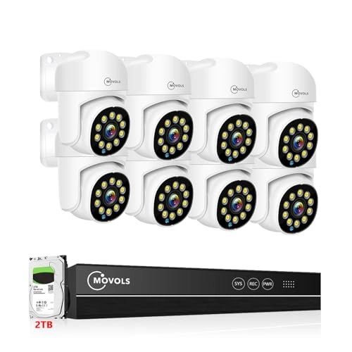 8CH 8MP Home Security Camera System - 8pcs 8CH 4K