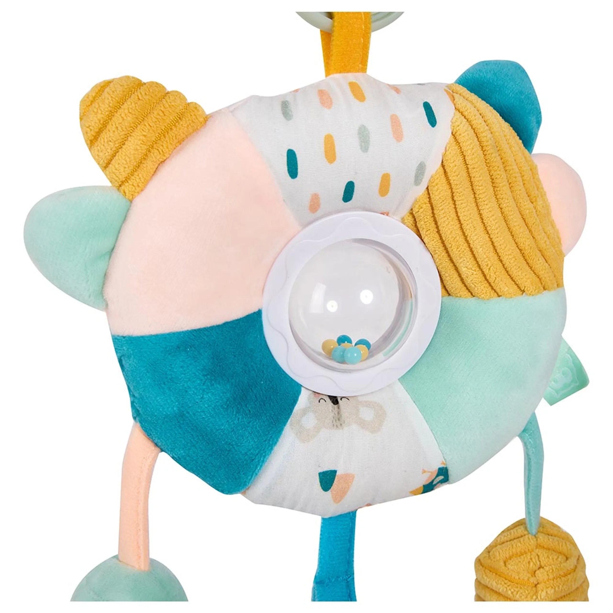 Cucu - Polyester, cotton and other fibers with plastic materials.