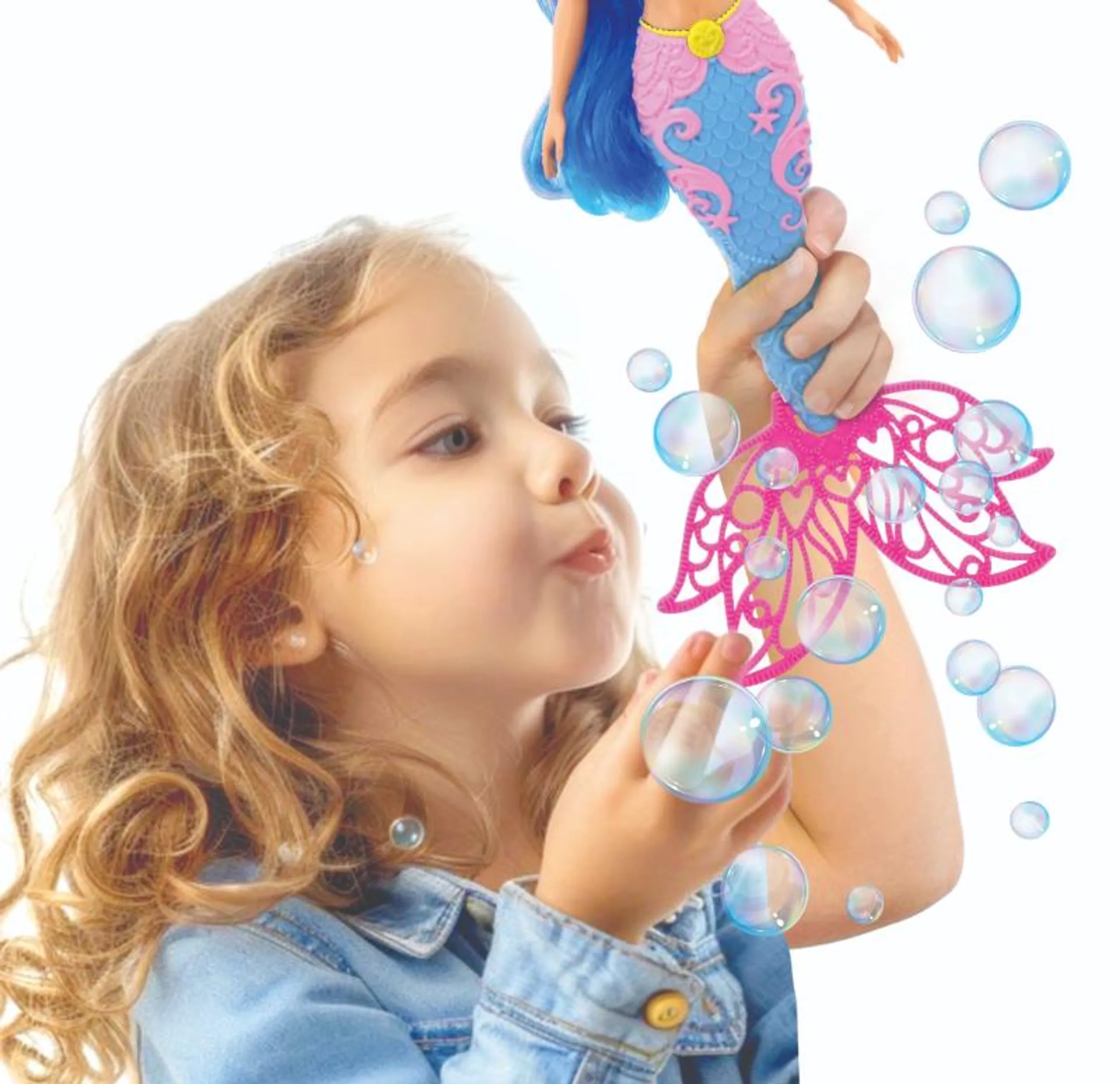 Dreameez Bubble Mermaid Fashion Doll Set - Bath Time Ages 3+