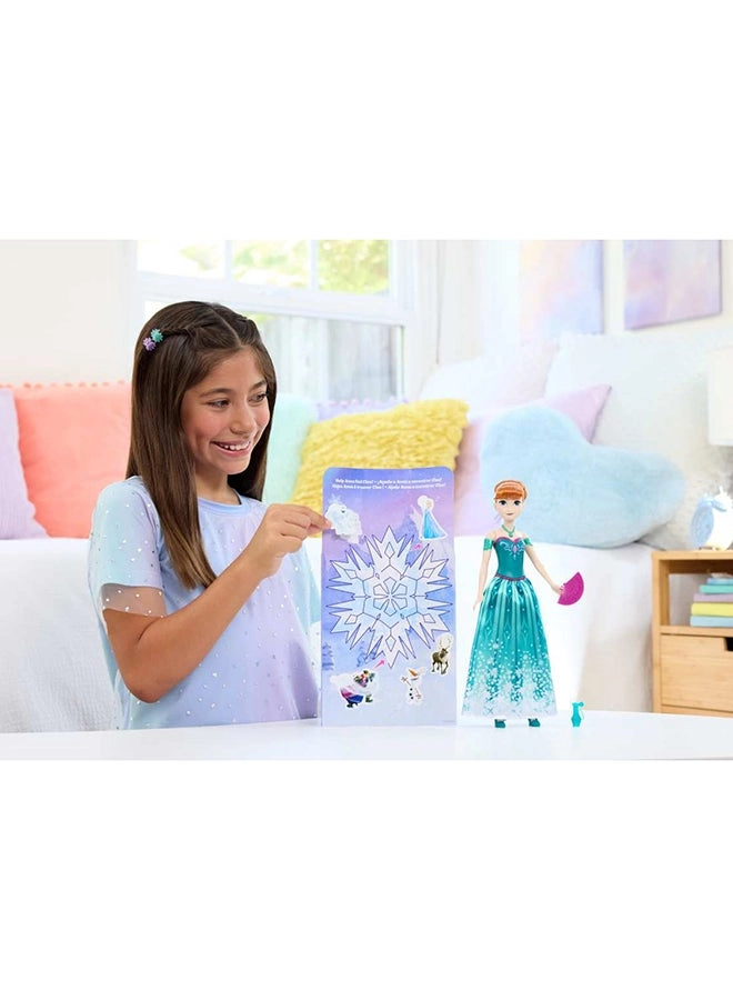 Anna Fashion Doll - Spin & Reveal 11 Surprises Play Scene Set