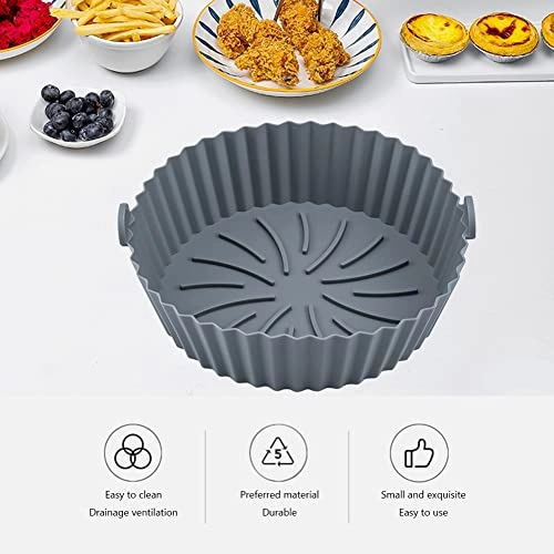 Air Fryer Silicone Pot - silicone 1 x Silicone Baking Pan