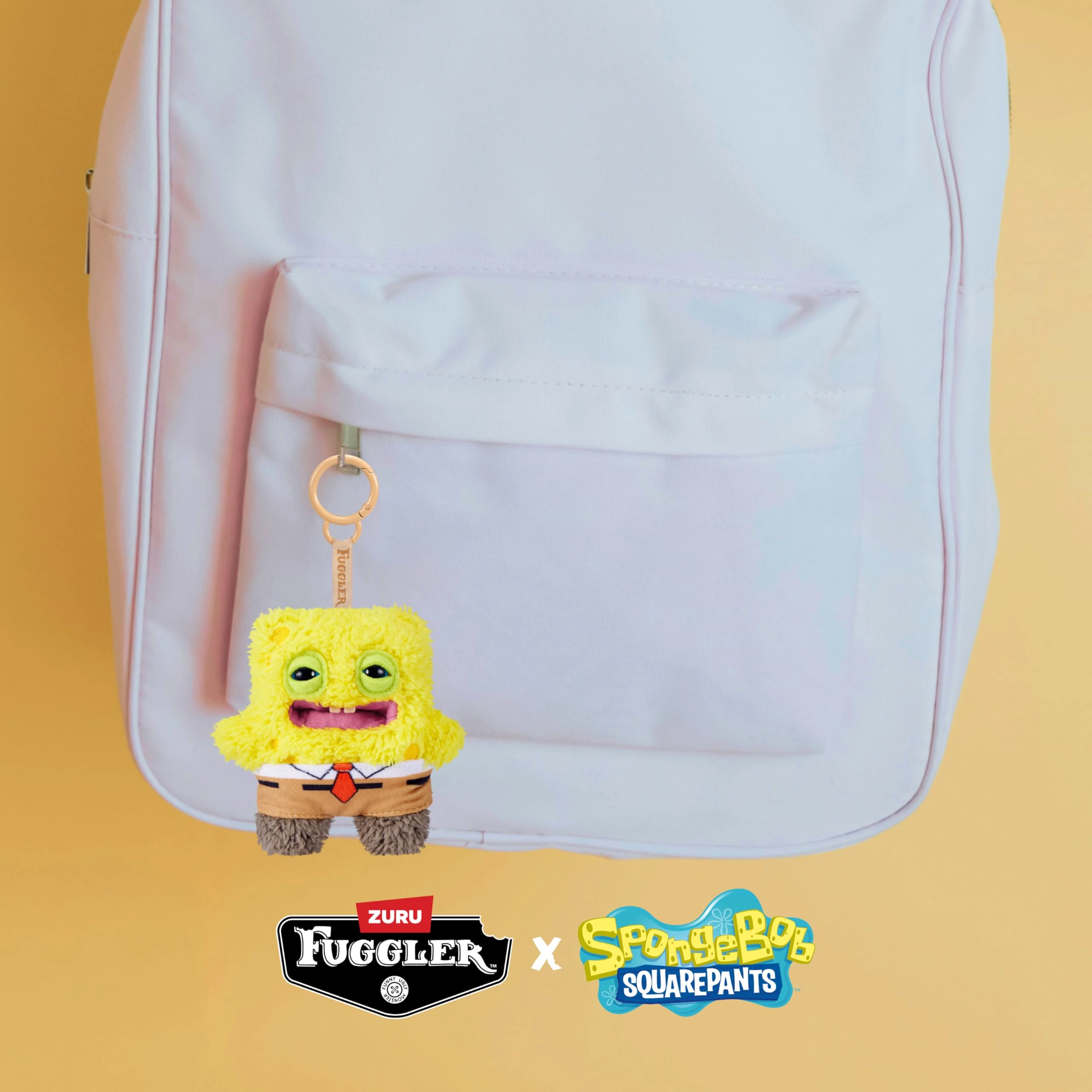 SpongeBob - 12 cm Plush Keyring Pack