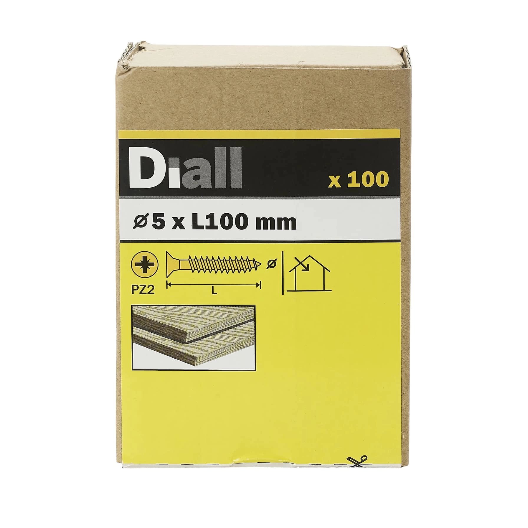 Wood Screw - 100 millimeter 5 millimeter