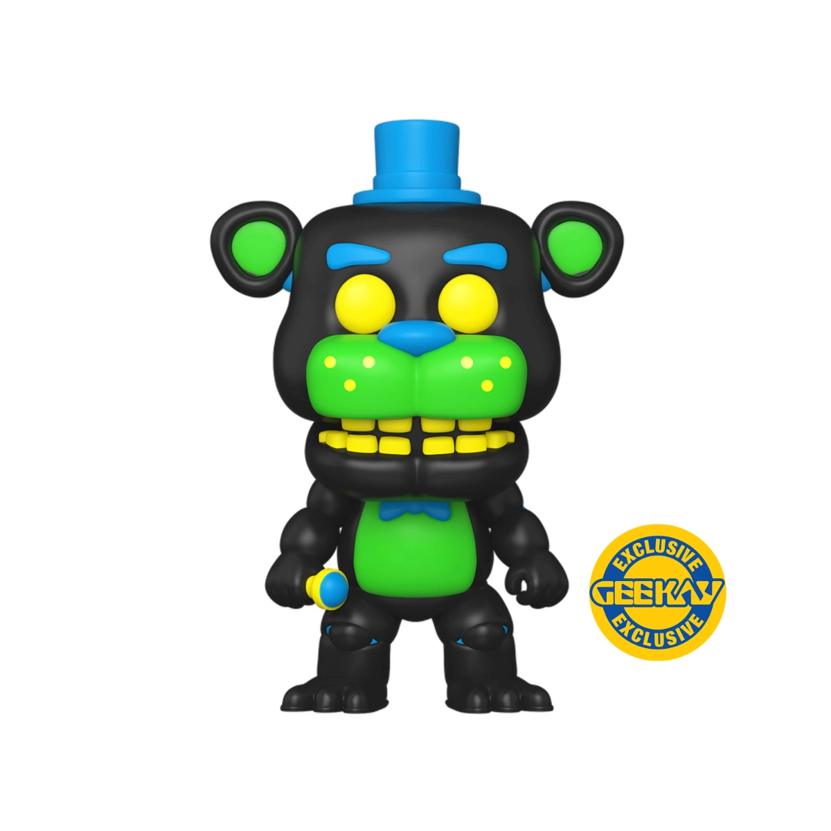 FUNKO Freddy Fazbear - Five Night at Freddy's - Black Light Geekay Exclusive Vinyl