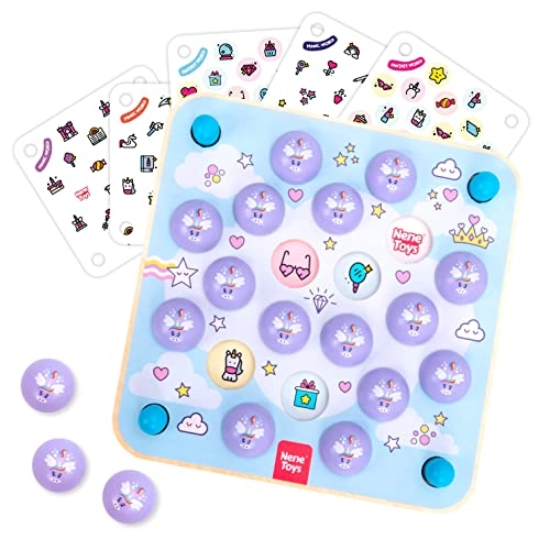 Unicorn's Memory Game - 3 4 5 6 Years Old 21 pieces