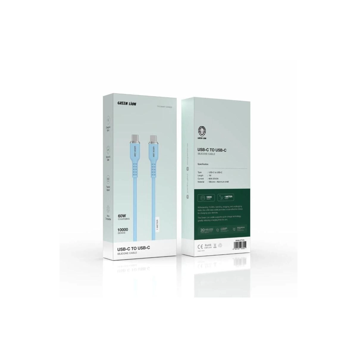 Charge Cable 60W USB-C to USB-C 1m Silicone