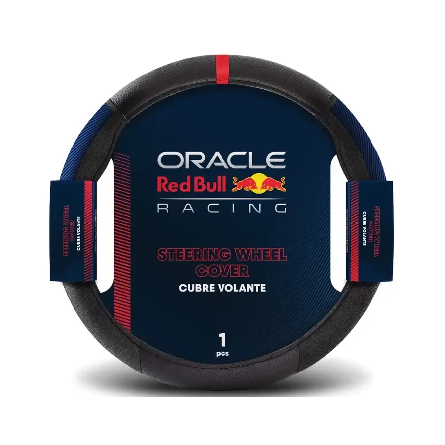 Universal Fit Racing Steering Wheel Cover - 37-39 cm perforated leather