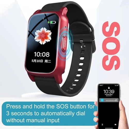 Fall Detection Smart Watch 40.5mm ABS + Silicone
