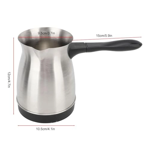 Turkish Coffee Maker - 600ml Stainless Steel Electric