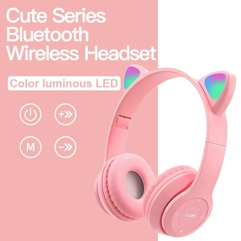 Cat Ear Kids Headphones Wireless Headphone