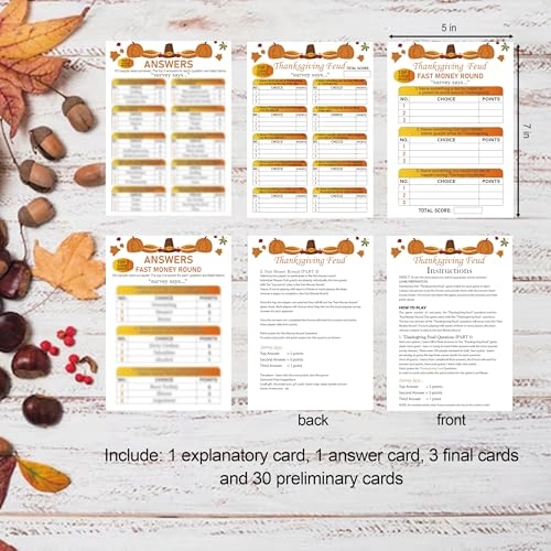 Thanksgiving Feud - 15+