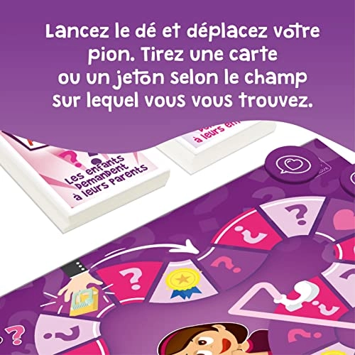 Jeu de Plateau Familial - Quiz Jeu de Cartes (French)