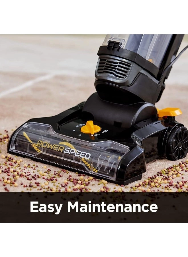 Upright Vacuum Cleaner - PowerSpeed Turbo Corded Lightweight