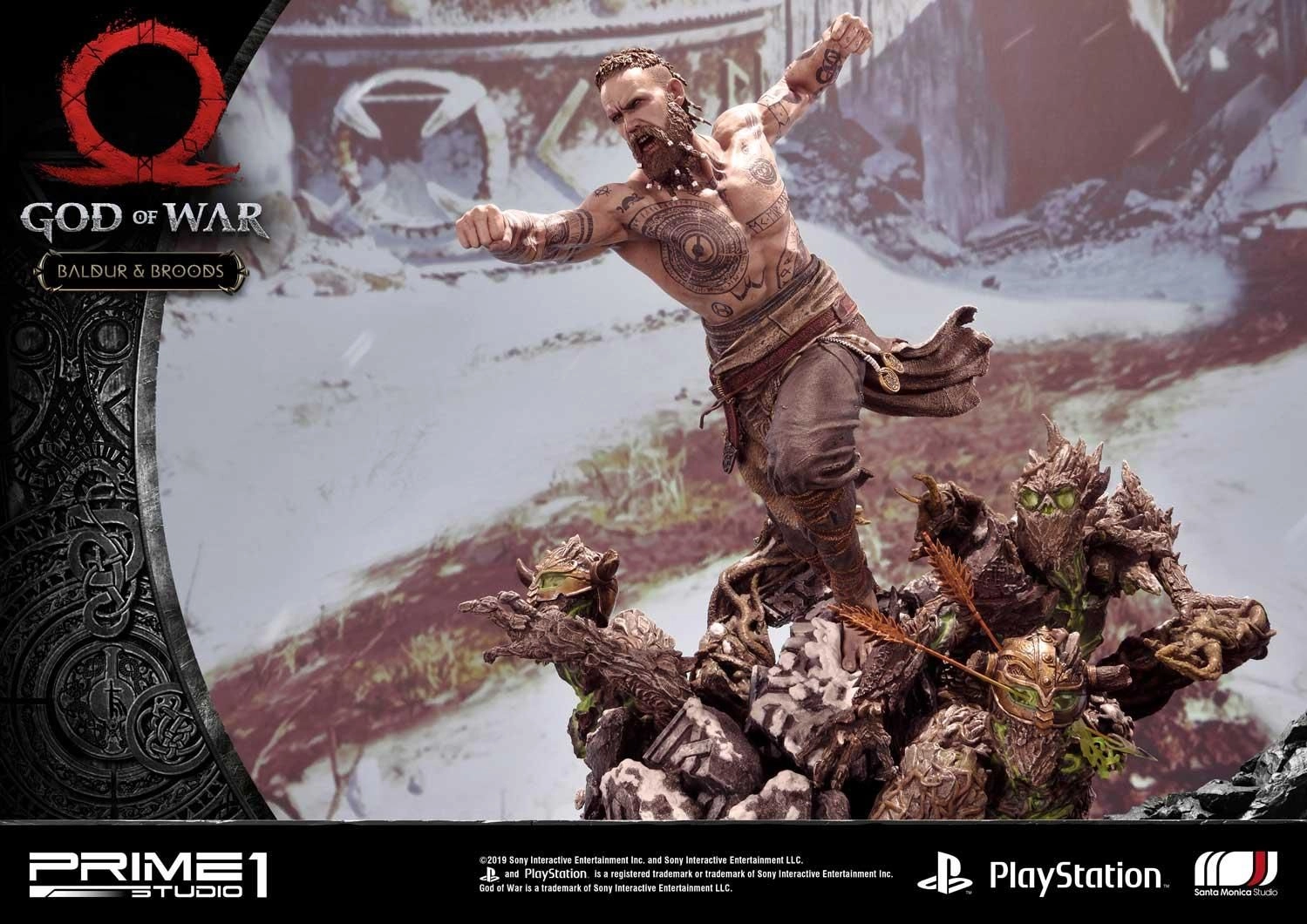 Baldur & Broods Statue - God Of War (62.2 cm)