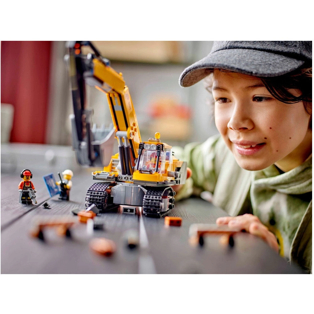 Construction Excavator - Yellow Ages 8+