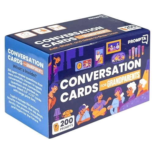 200 Conversation Starters for Grandparents - English 12 years and up