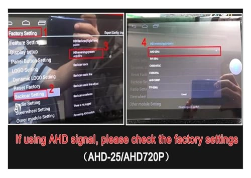 HD Car Rear View Camera - Wire AHD1080P