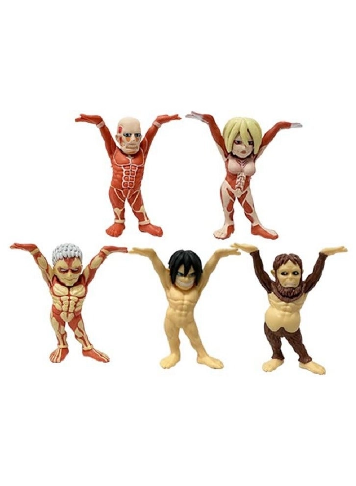 halamodo Armored Titan + Beast Titan - Attack on Titan Q Version