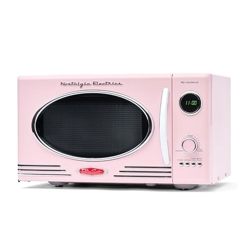 Nostalgia Electrics Countertop Microwave Oven