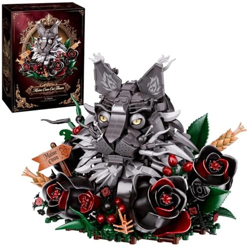 Maine Coon Cat Flower - 1056 pcs