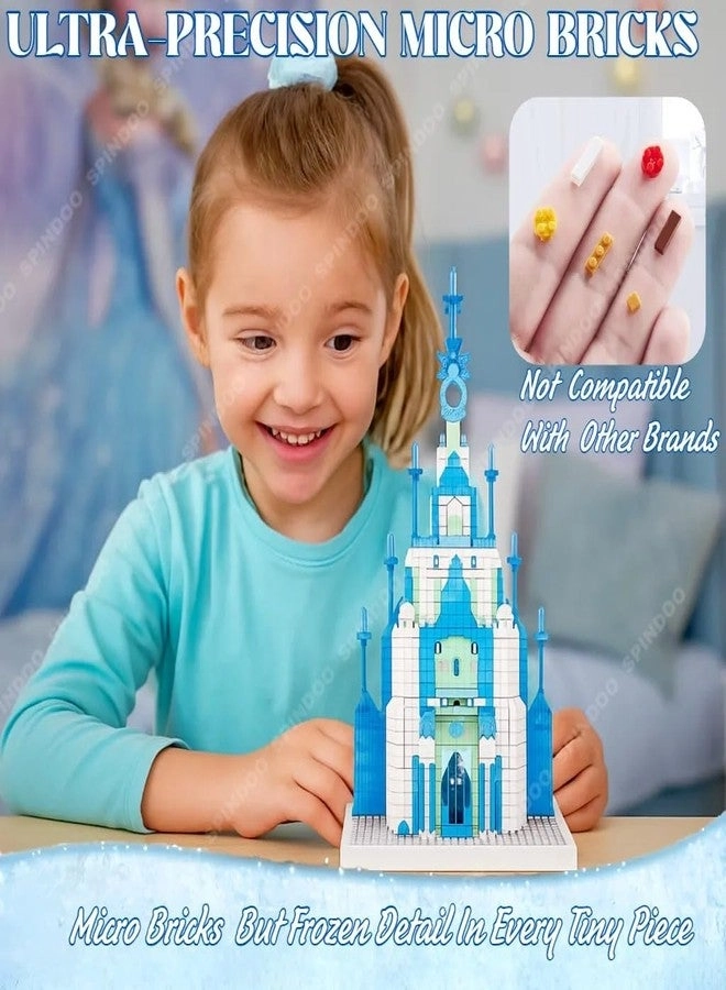 Blue Crystal Princess Castle - 1300+ pcs
