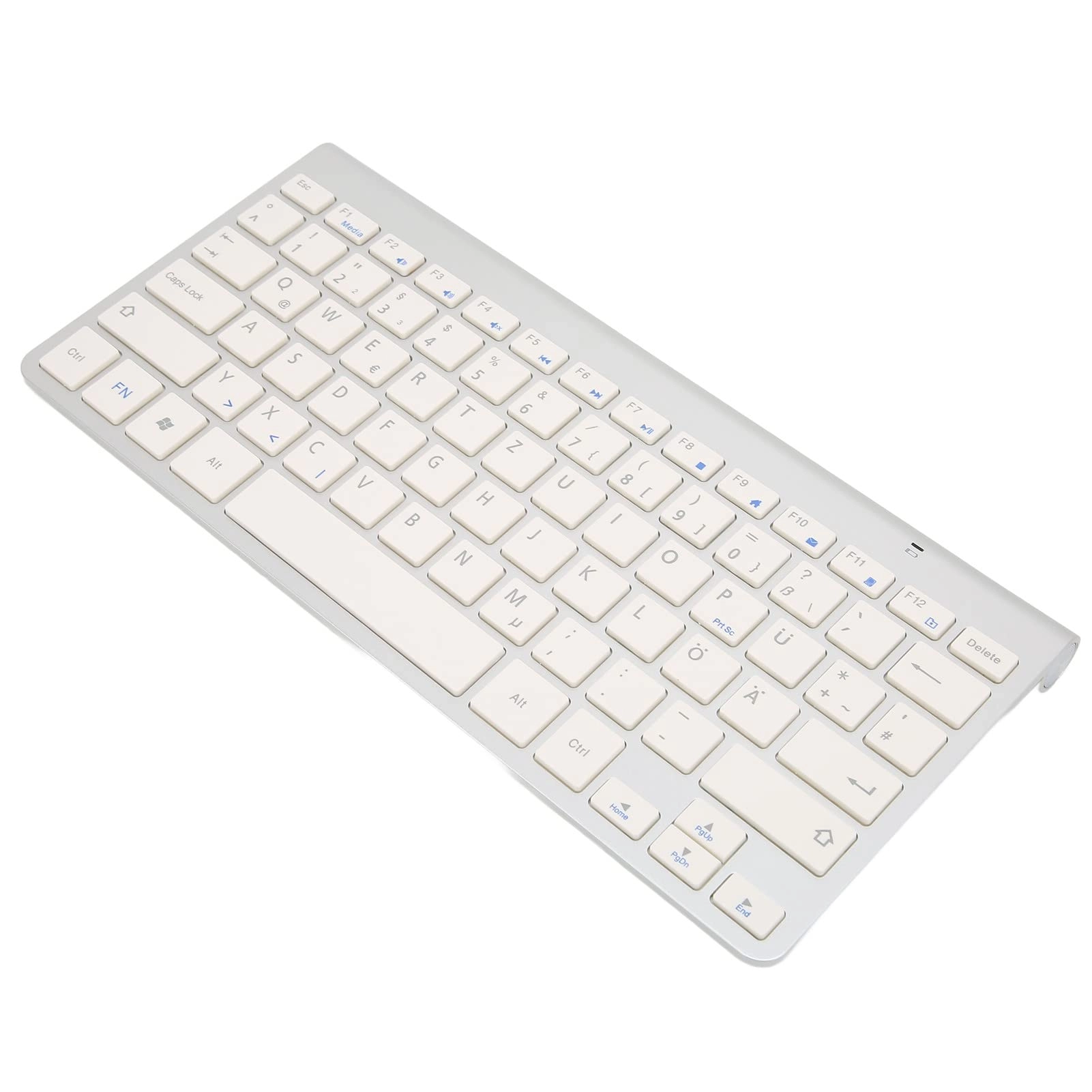 RvSky Stylish and Portable Bilingual Keyboard - DE/EN Wireless