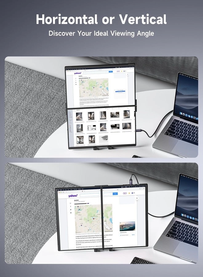 Leather Stand for FlipGo 16" Portable Monitor
