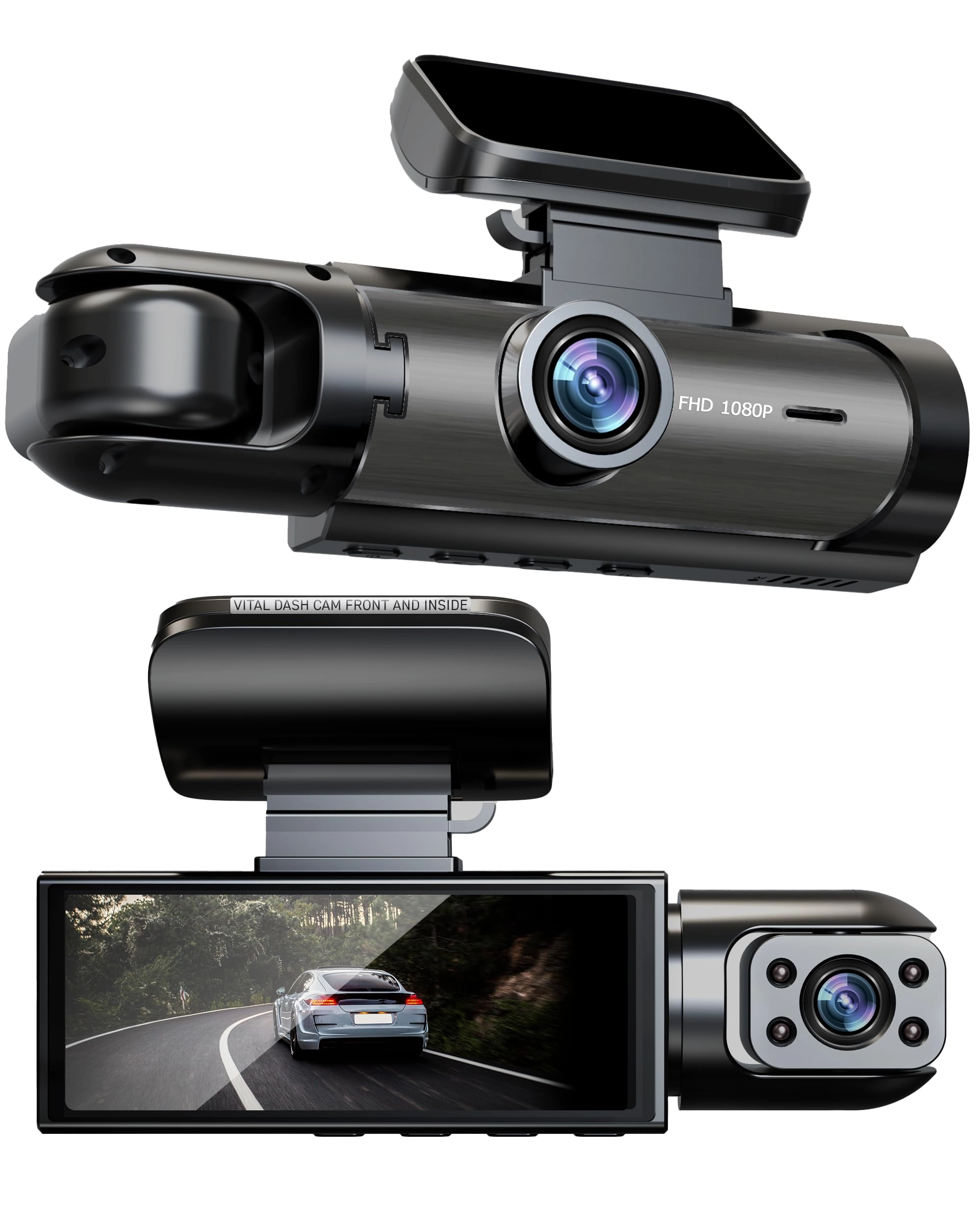 FREEZE2TRIM Vital Dashcam Pro 2025 - FHD 1920/1080p 4K