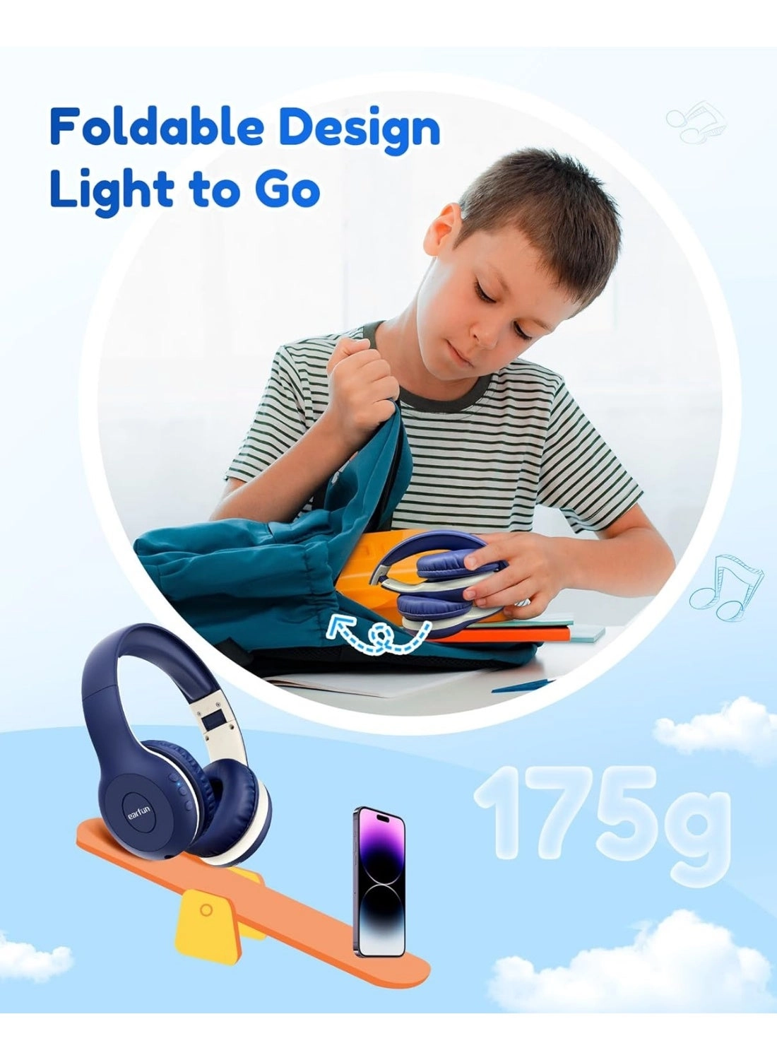 K2 - Kids Bluetooth 5.0 40H Playtime