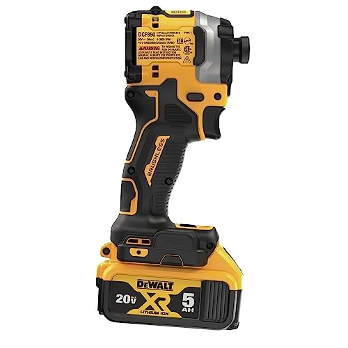 Atomic 20V MAX 1/4 in. Brushless Cordless 3-Speed Impact Driver - 5 Amp Hours