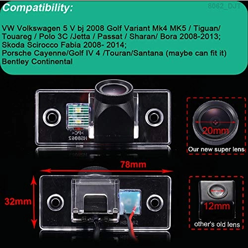 HD IP68 Rear View Camera - Night vision 1280x 720 pixels + 7'' Monitor