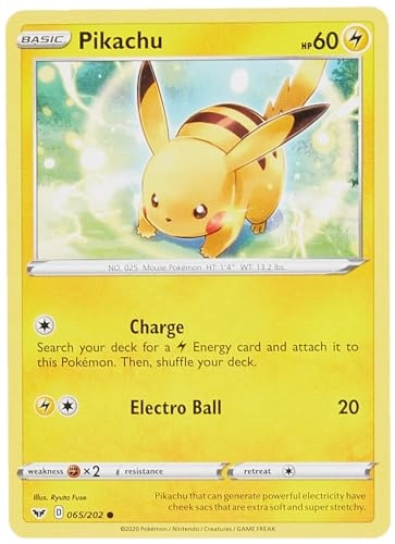 Assorted Pikachu Cards 5pcs