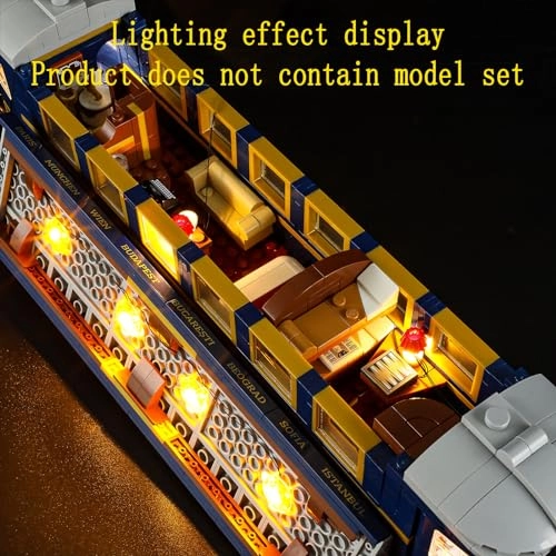 LED Light Kit Compatible with The Orient Express Train - Lighting Set for Ideas 21344 - Plastic 1 4.5-5V