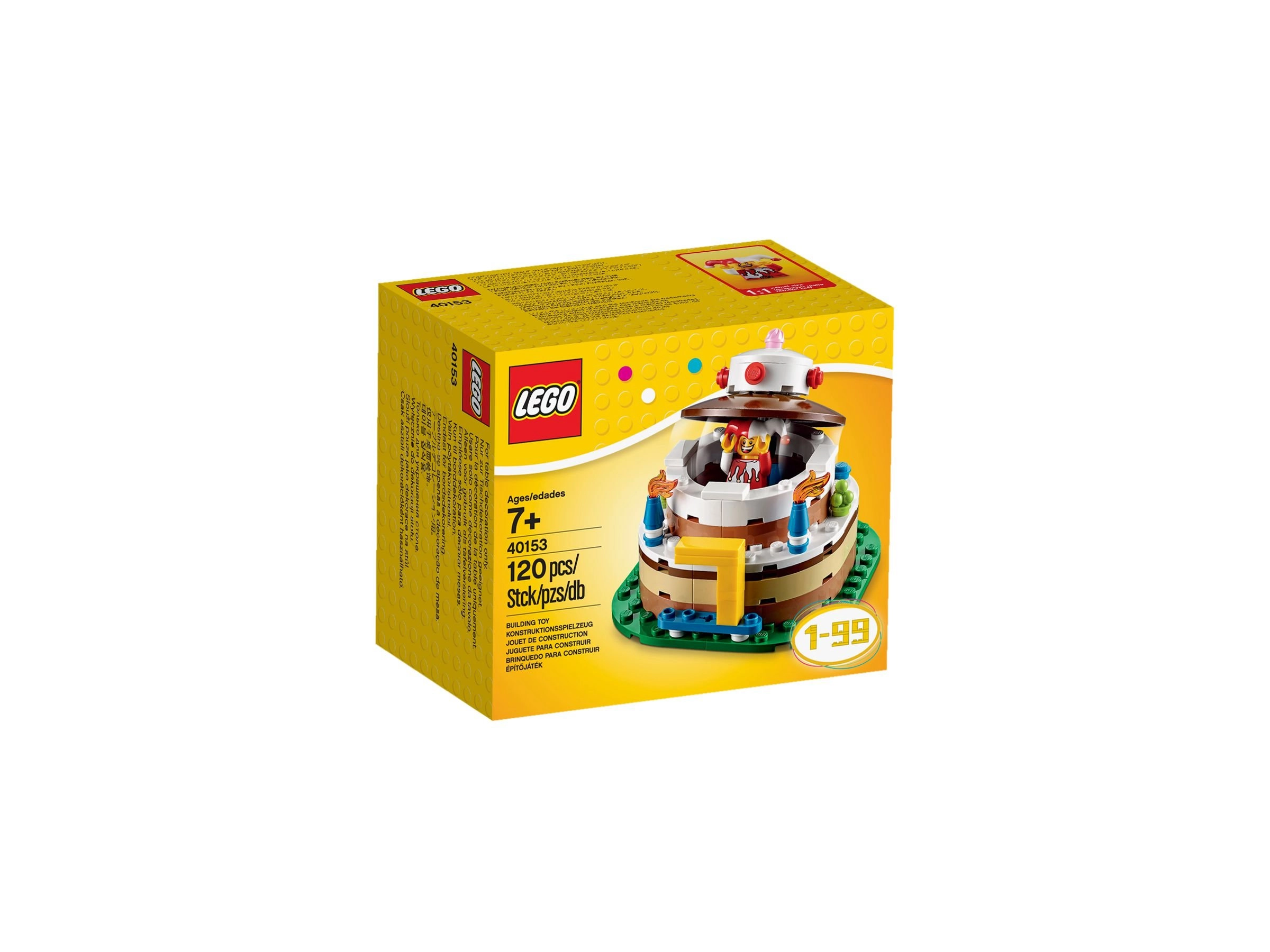 LEGO Birthday Decoration Cake (40153) - Multicolor